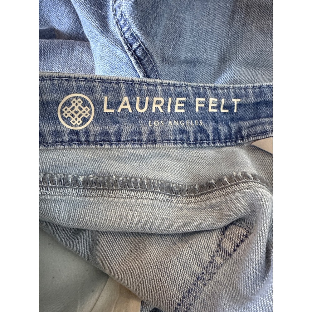 Laurie Felt Embellished Beaded Girlfriend Jeans Denim Pants Women's Plus Size 16 - Picture 10 of 12